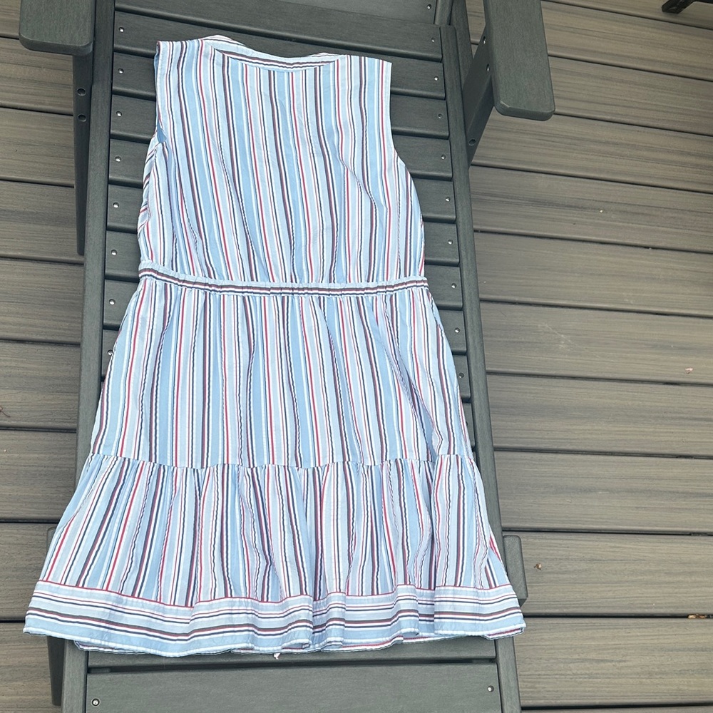 Vineyard Vines Blue and Red Striped Dress - Picture 4 of 4